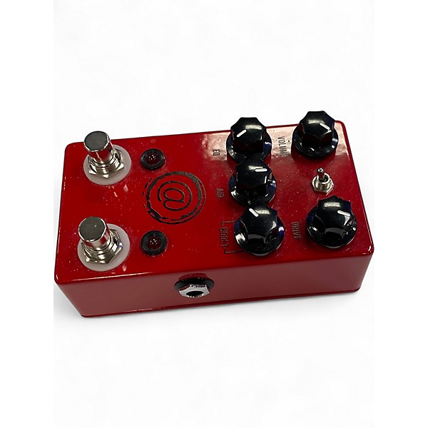 ギター JHS PEDALS AT + JHS AT (Andy Timmons) Drive Pedal - Exclusive Black with Red