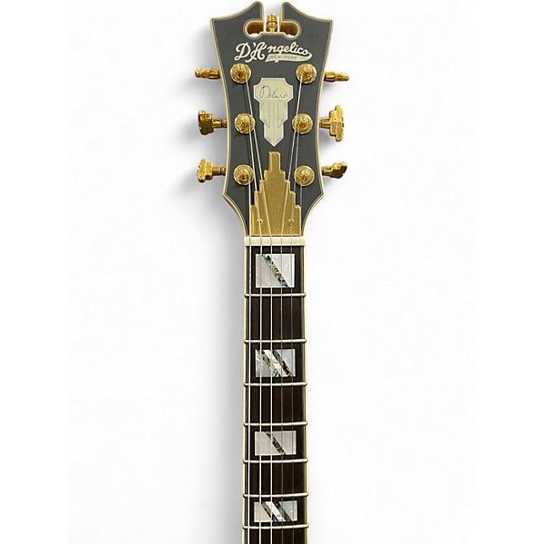 Used D'Angelico Deluxe Brighton Matte Rose Gold Solid Body Electric Guitar