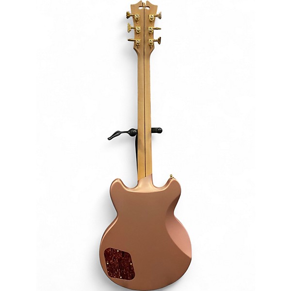 Used D'Angelico Deluxe Brighton Matte Rose Gold Solid Body Electric Guitar