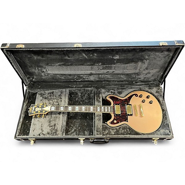 Used D'Angelico Deluxe Brighton Matte Rose Gold Solid Body Electric Guitar