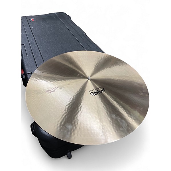 Used Paiste 22in Formula 602 Thin Flat Ride Cymbal