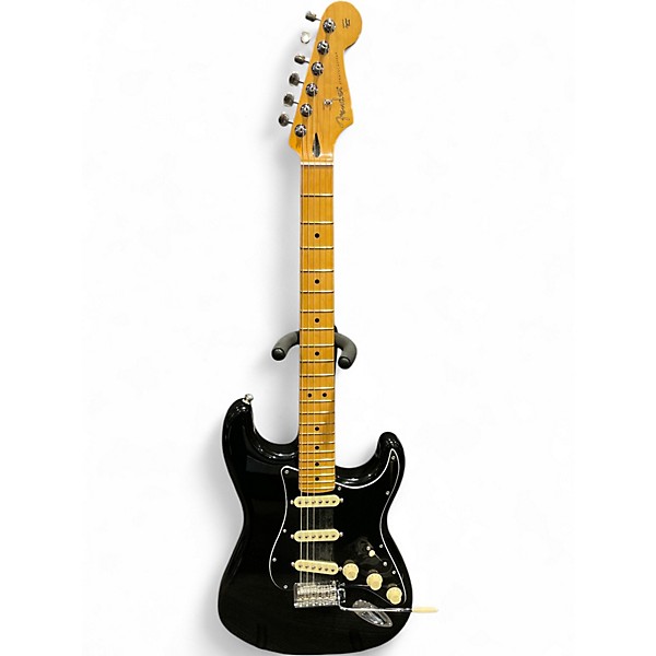 Used Fender 70th Anniversary Player Stratocaster Black Solid Body Electric Guitar