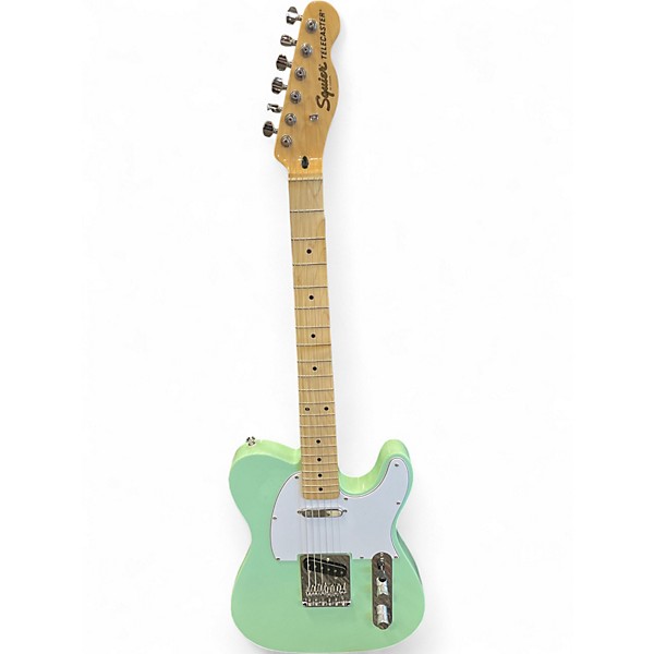 Used Squier Affinity Telecaster Seafoam Green Solid Body Electric Guitar