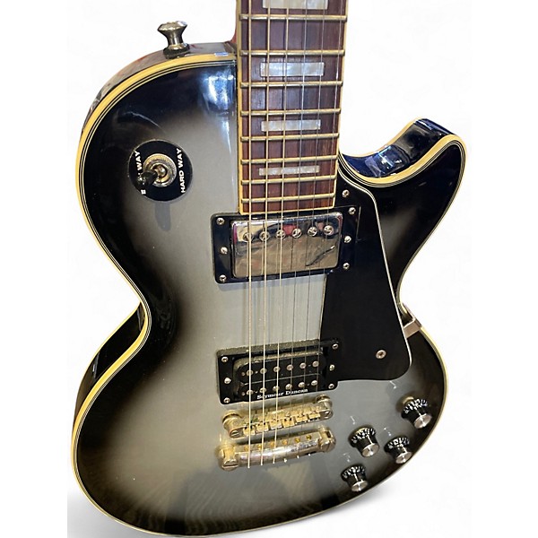 Used Epiphone Les Paul Custom Silverburst Solid Body Electric Guitar