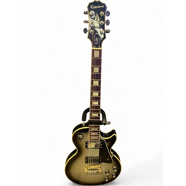 Used Epiphone Les Paul Custom Silverburst Solid Body Electric Guitar