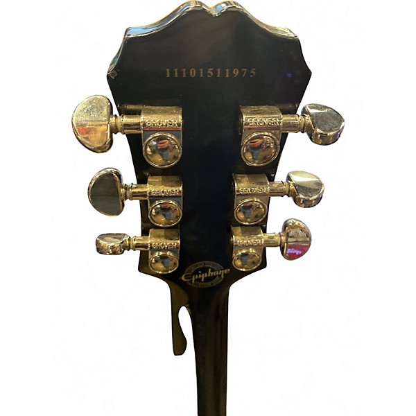 Used Epiphone Les Paul Custom Silverburst Solid Body Electric Guitar