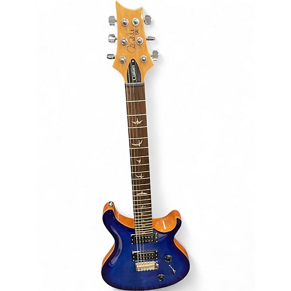 Used PRS SE Custom 24 Blue Solid Body Electric Guitar