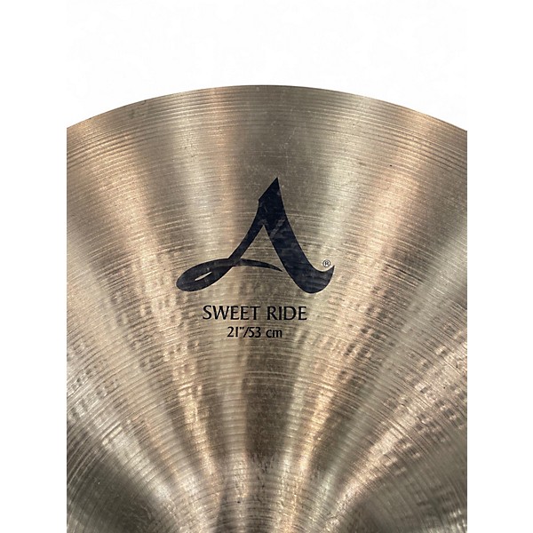 Used Zildjian 21in A Series Sweet Ride Cymbal