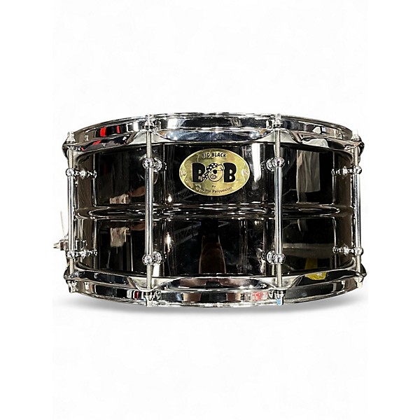 Used Pork Pie 6.5in BIG BLACK SNARE  Black Drum