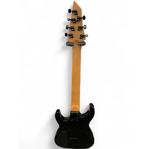 Used Jackson JS22-7 Dinky 7 String Black Solid Body Electric Guitar