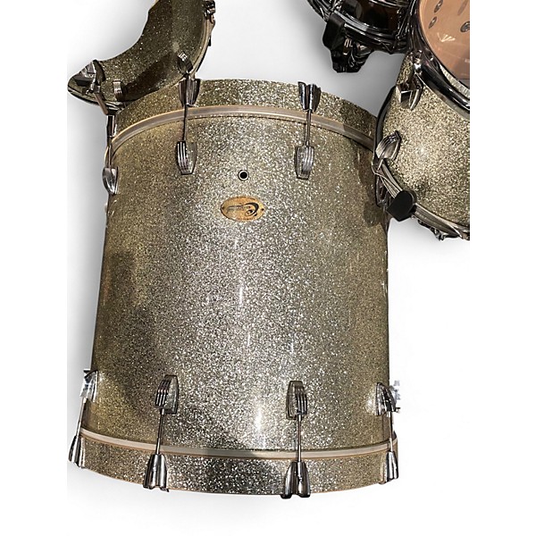 Used Ludwig 4 Piece Centennial Silver Sparkle Drum Kit