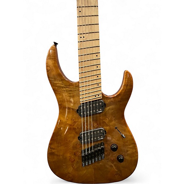 Used Legator Ninja R Multi Scale 7 Trans Brown Solid Body Electric Guitar
