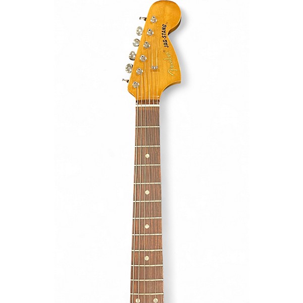 Used Fender Jagstang Sky Blue Solid Body Electric Guitar