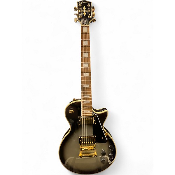 Used Elite FIREFLY Black and Silver Solid Body Electric Guitar