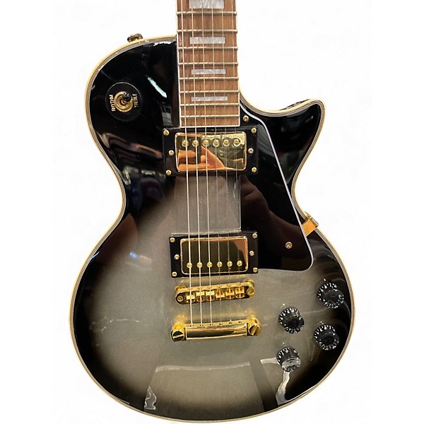 Used Elite FIREFLY Black and Silver Solid Body Electric Guitar