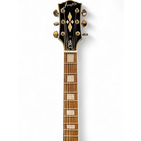 Used Elite FIREFLY Black and Silver Solid Body Electric Guitar