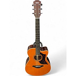 Used Yamaha AC3R Vintage Natural Acoustic Electric Guitar