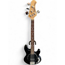 Used Sterling by Music Man Stingray Black Electric Bass Guitar
