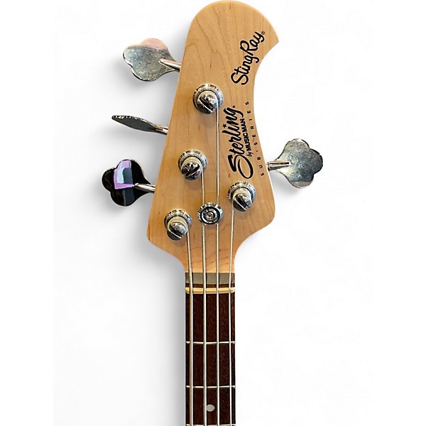 Used Sterling by Music Man Stingray Black Electric Bass Guitar