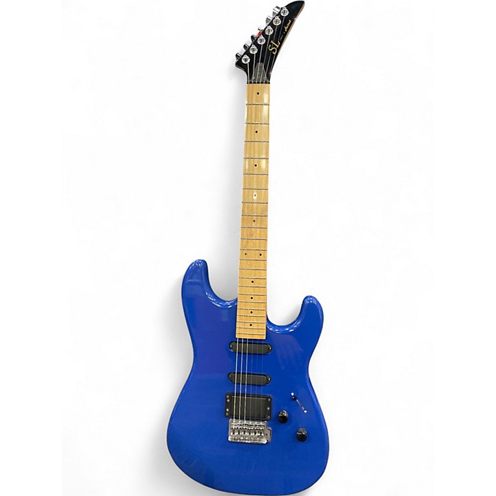 Used Aria SL PRO II Blue Solid Body Electric Guitar Blue | Guitar