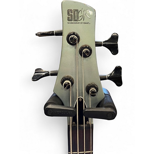 Used Ibanez SDGR EMG ACTIVE  Ice Blue Metallic Electric Bass Guitar