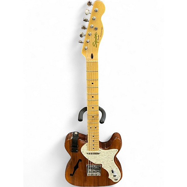 Used Squier Classic Vibe Telecaster Thinline Brown Hollow Body Electric Guitar