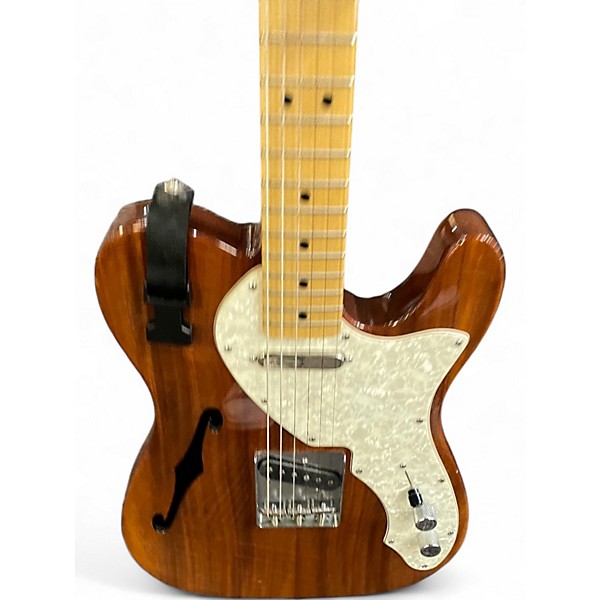 Used Squier Classic Vibe Telecaster Thinline Brown Hollow Body Electric Guitar