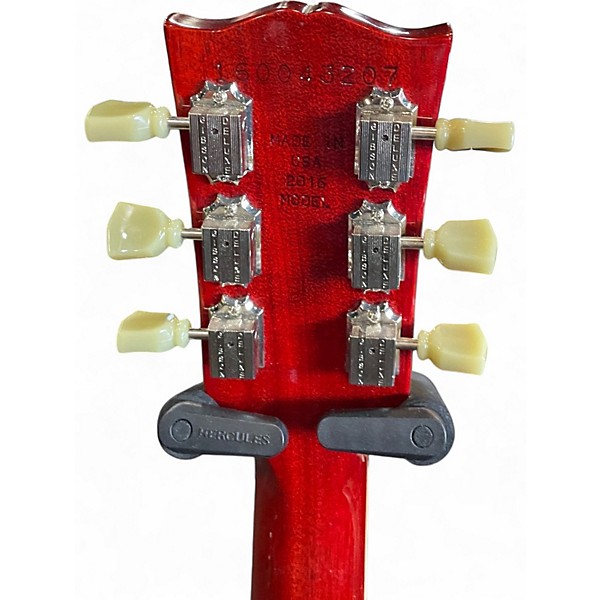 Used 2016 Gibson Les Paul Traditional 2 Tone Sunburst Solid Body Electric Guitar