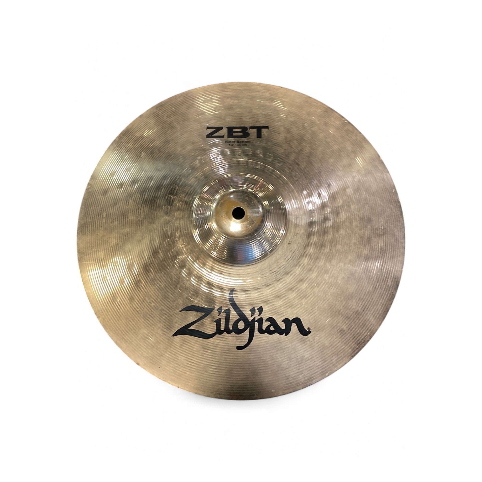 Used Zildjian 14in ZBT Hi Hat Bottom Cymbal 33 | Guitar Center