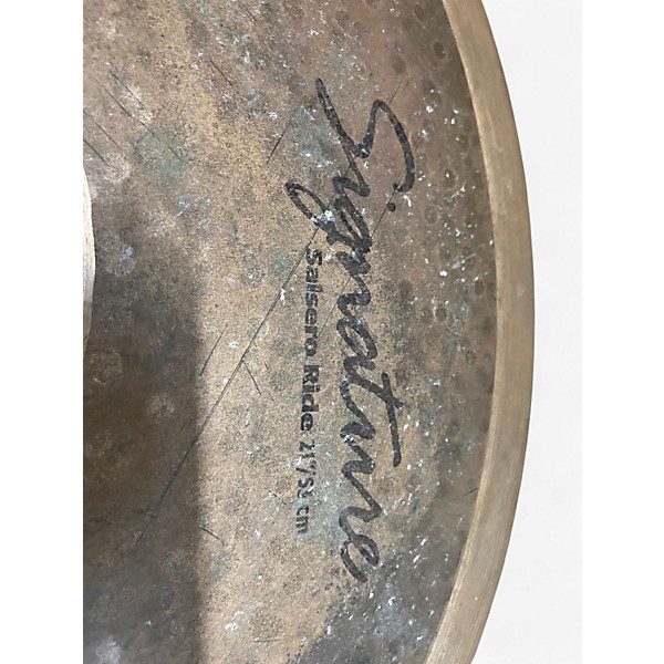 Used SABIAN 21in salsero ride Cymbal
