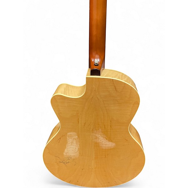 Used Seagull cw mj flame maple hg qit Natural Acoustic Electric Guitar