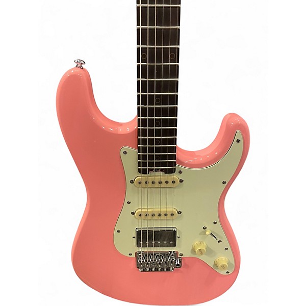 Used Schecter Guitar Research NICK JOHNSTON Traditional hss Atomic Coral Solid Body Electric Guitar