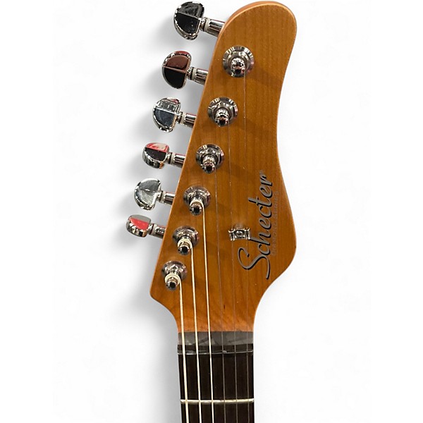 Used Schecter Guitar Research NICK JOHNSTON Traditional hss Atomic Coral Solid Body Electric Guitar