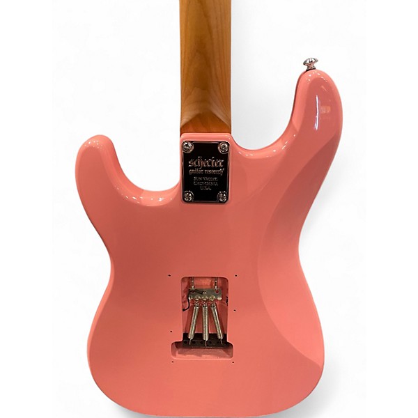 Used Schecter Guitar Research NICK JOHNSTON Traditional hss Atomic Coral Solid Body Electric Guitar