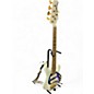 Used Ernie Ball Music Man Stingray HH 5 String White Electric Bass Guitar thumbnail