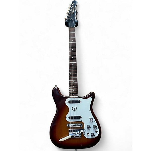 Vintage 1965 Epiphone Olympic 2PU Sunburst Solid Body Electric Guitar