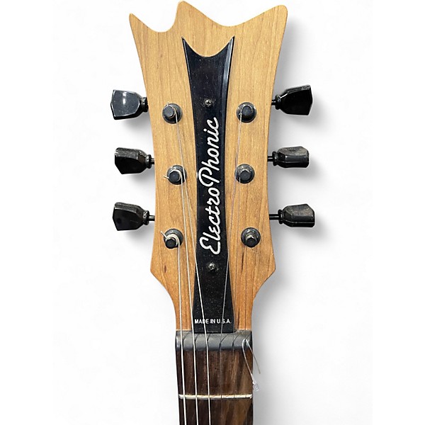 Used Electrophonic Model One Cream Solid Body Electric Guitar