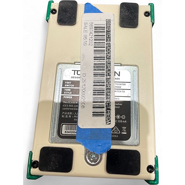 Used TC Helicon DUPLICATOR Effect Pedal