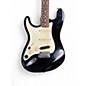 Used Fender Standard Stratocaster Left Handed Black Electric Guitar