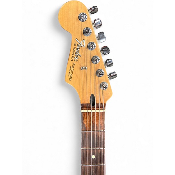 Used Fender Standard Stratocaster Left Handed Black Electric Guitar