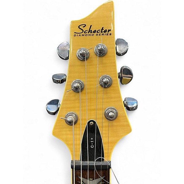 Used Schecter Guitar Research C1 Plus Natural Solid Body Electric Guitar