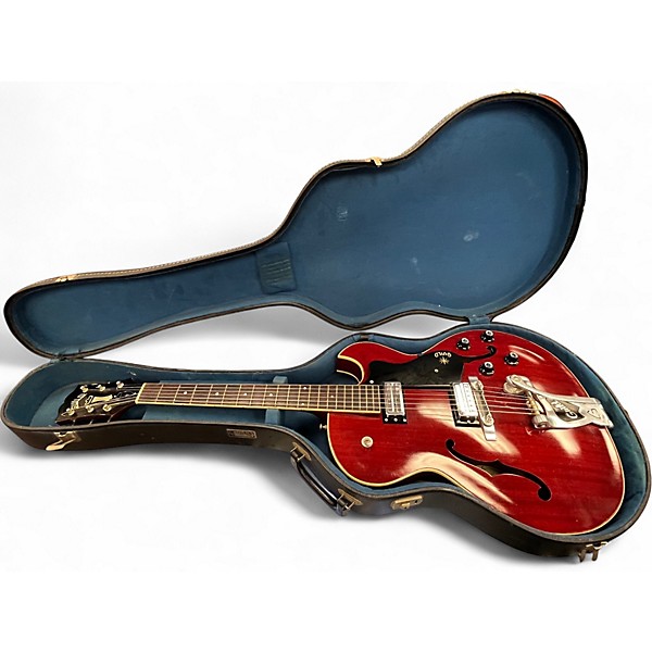 Vintage 1963 Guild Starfire III Cherry Hollow Body Electric Guitar