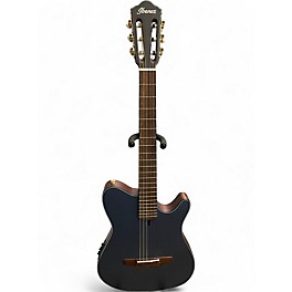 Used Ibanez FRH10N Blue Classical Acoustic Electric Guitar