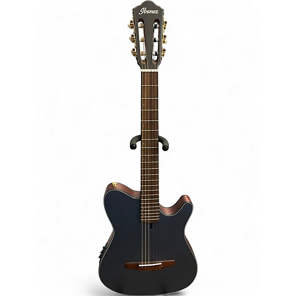 Used Ibanez FRH10N Blue Classical Acoustic Electric Guitar