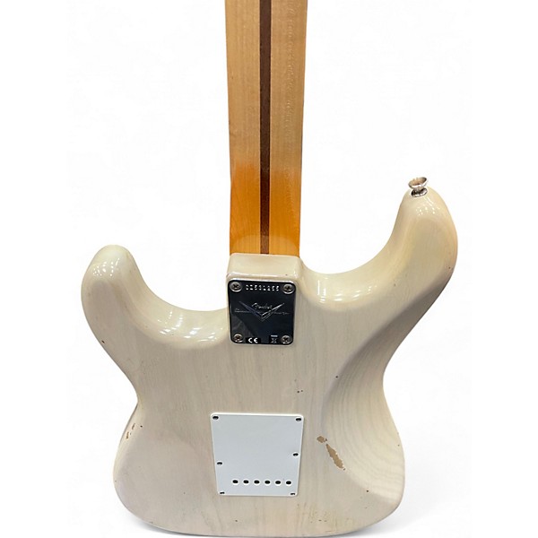 Used Fender ERIC CLAPTON CUSTOM SHOP RELIC STRATOCASTER WHITE BLONDE Solid Body Electric Guitar