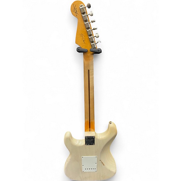 Used Fender ERIC CLAPTON CUSTOM SHOP RELIC STRATOCASTER WHITE BLONDE Solid Body Electric Guitar