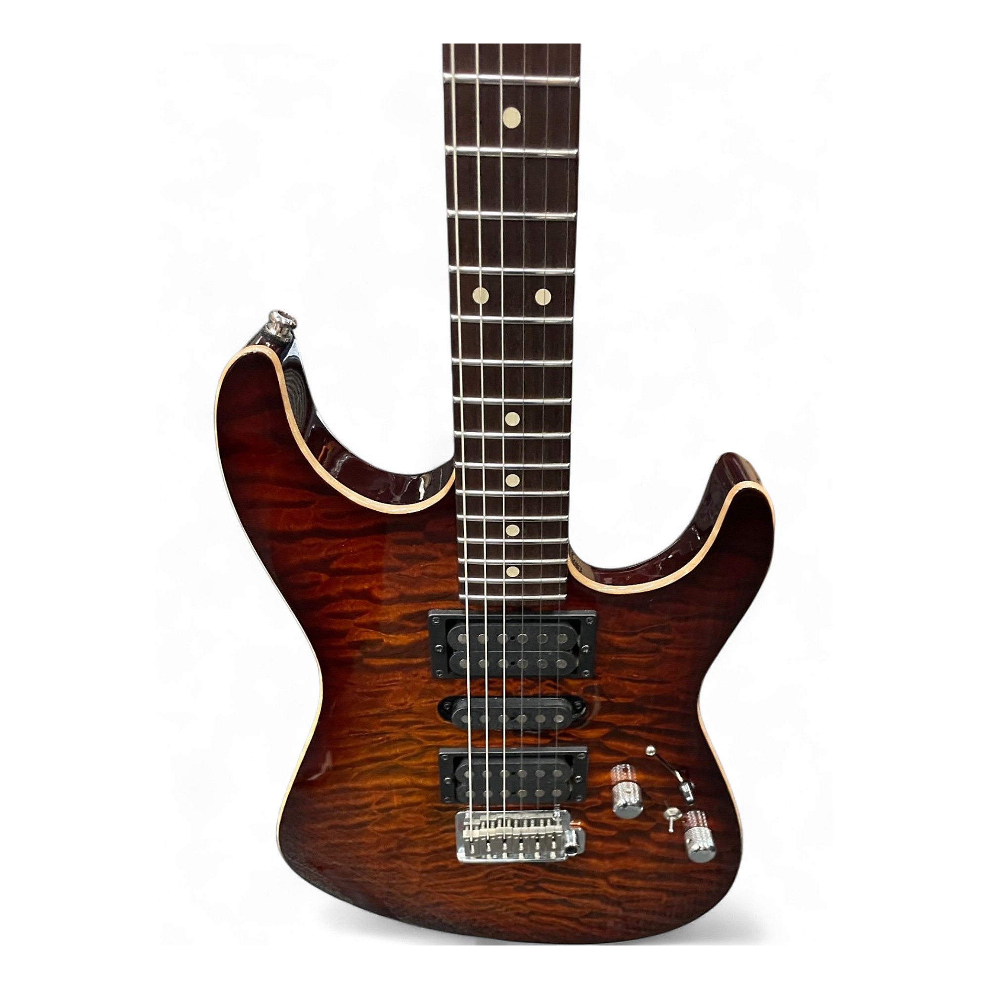 Used Tom Anderson DROP TOP HOLLOW BURNISHED ORANGE Solid