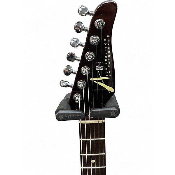 Used Tom Anderson DROP TOP HOLLOW  BURNISHED ORANGE Solid Body Electric Guitar