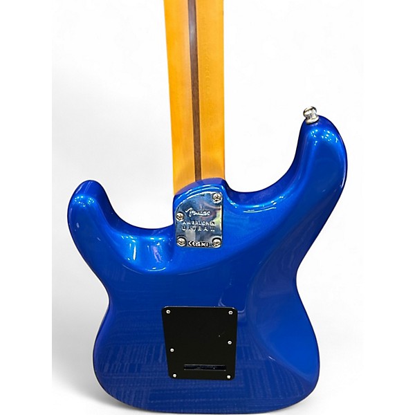 Used Fender American Ultra II Stratocaster Noble Blue Solid Body Electric Guitar