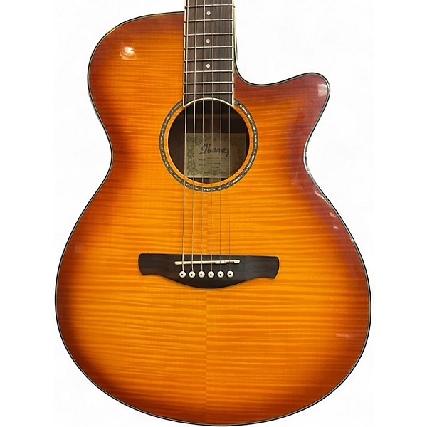 Used Ibanez AEG20II 2 Color Sunburst Acoustic Electric Guitar